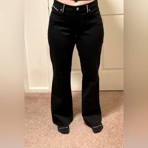 Never worn size 6 cache womens jeans black